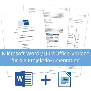 Microsoft Word-/LibreOffice-Vorlage für die Projektdokumentation der IT-Berufe - Anwendungsentwickler-Podcast