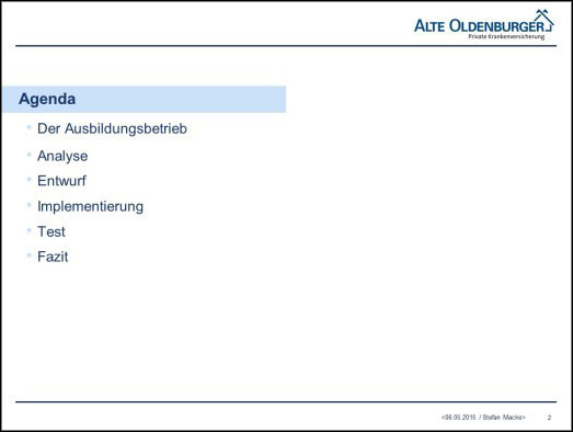 FIAE Projektpräsentation Alt - Folie 2