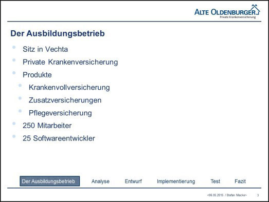 FIAE Projektpräsentation Alt - Folie 3