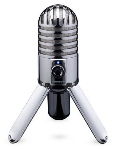Samson Meteor Mic USB Studio/Podcast Mikrofon silber (Affiliate)
