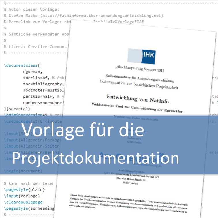 Vorlage für die Projektdokumentation