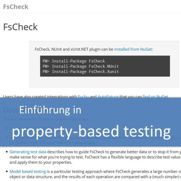 Einführung in property-based testing