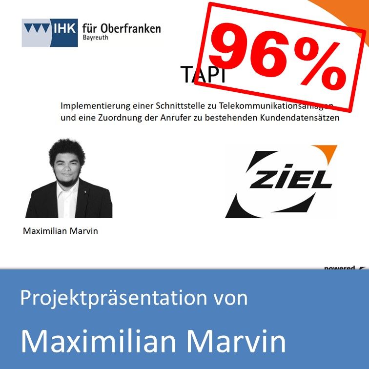 Projektpräsentation Fachinformatiker Anwendungsentwicklung 2018 Maximilian Marvin