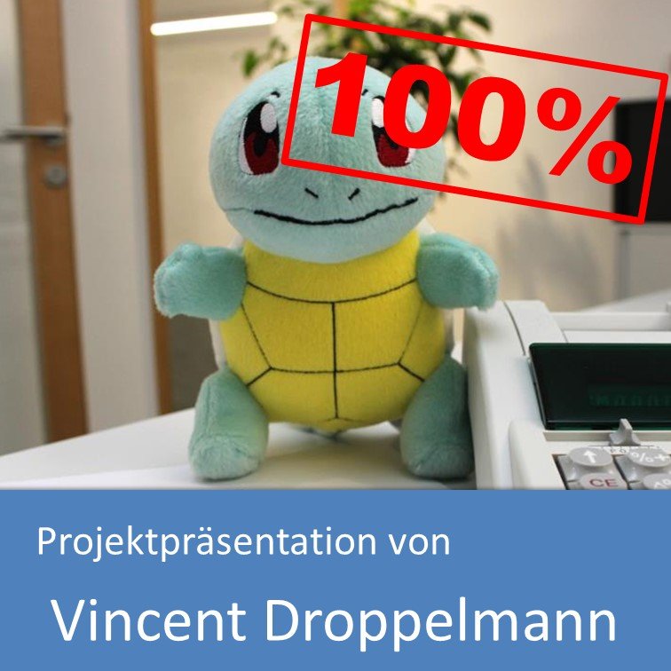Projektpräsentation Fachinformatiker Anwendungsentwicklung 2019 von Vincent Doppelmann