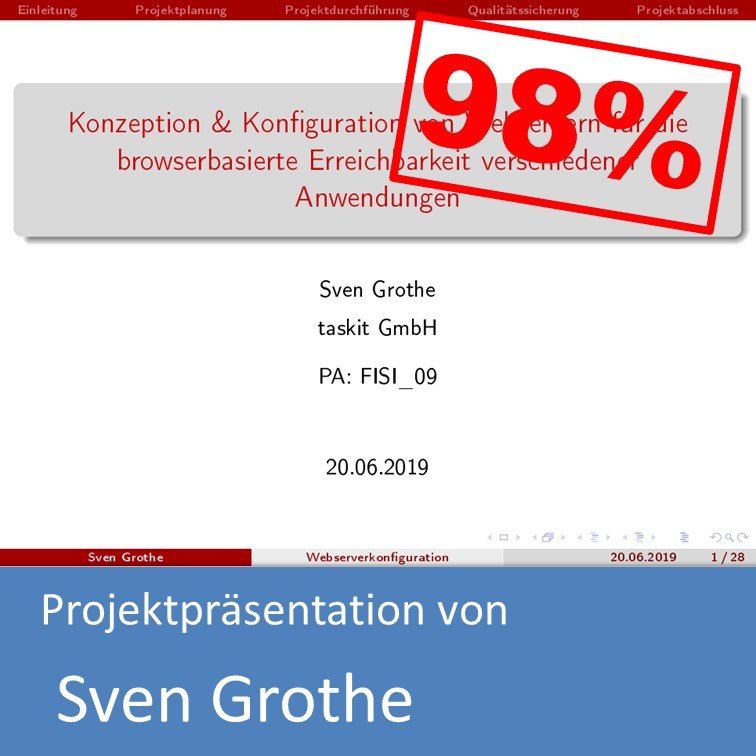 Projektpräsentation im Bereich Systemintegration von Sven Grothe (mit 98% bewertet)