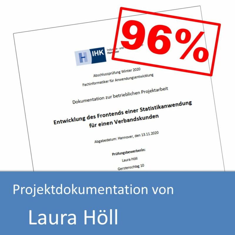 Projektdokumentation von Laura Höll (mit 96% bewertet)