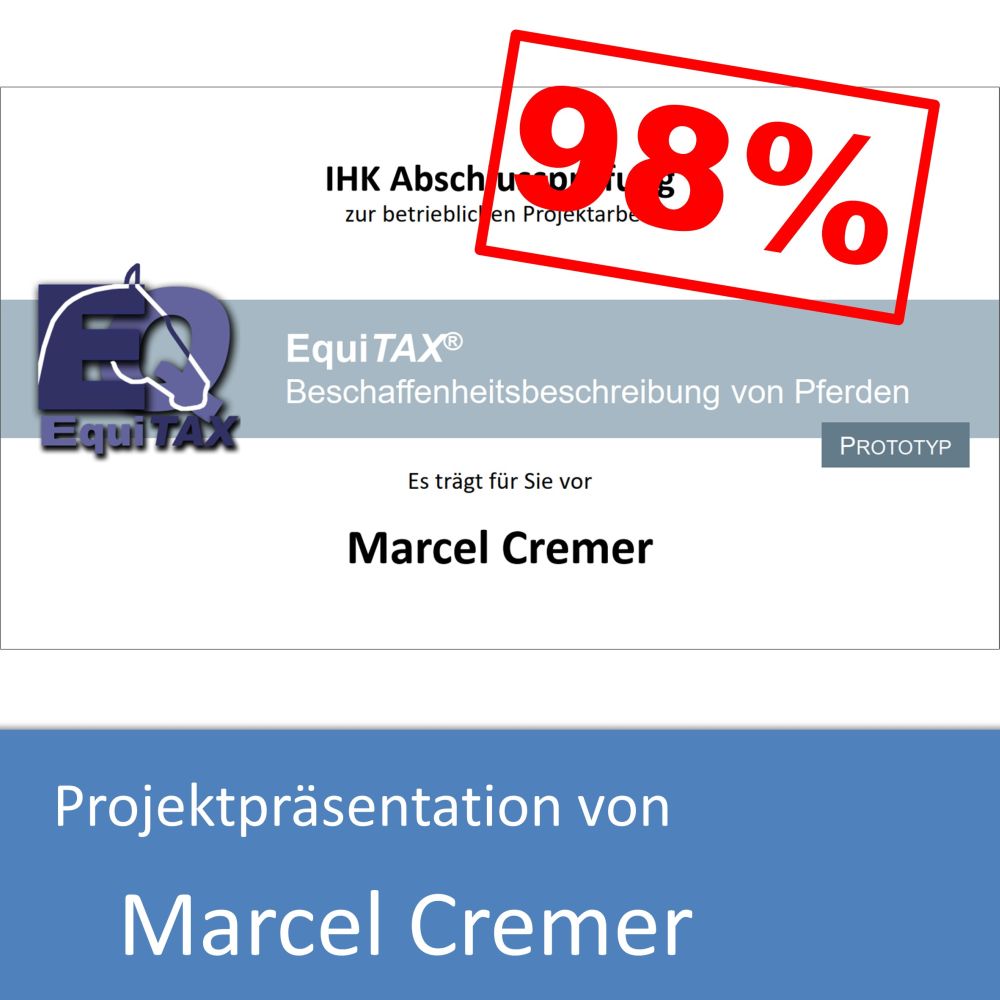 Projektpräsentation von Marcel Cremer (mit 98% bewertet)