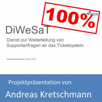 Projektpräsentation von Andreas Kretschmann (mit 100% bewertet)