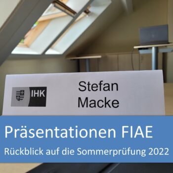 Rückblick auf die Projektpräsentationen 2022 (FIAE)