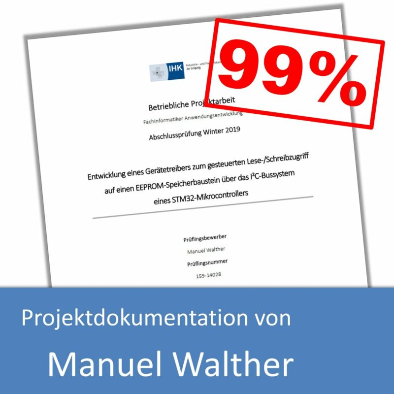 Projektdokumentation von Manuel Walther (mit 99% bewertet)