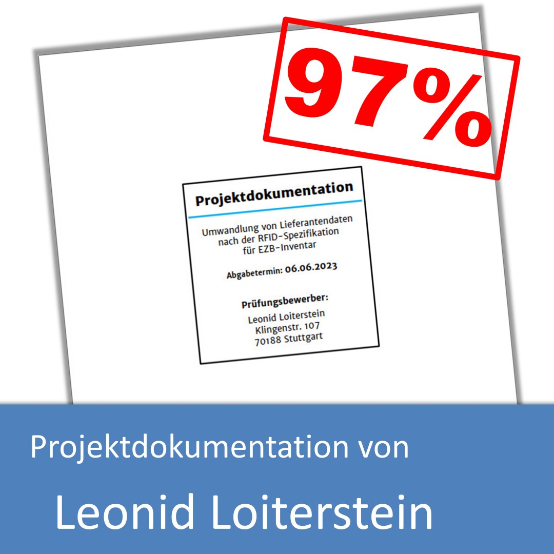 Projektdokumentation von Leonid Loiterstein (mit 97% bewertet)