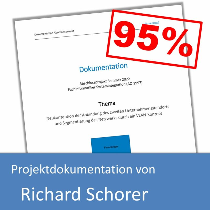 Projektdokumentation von Richard Schorer (mit 95% bewertet)