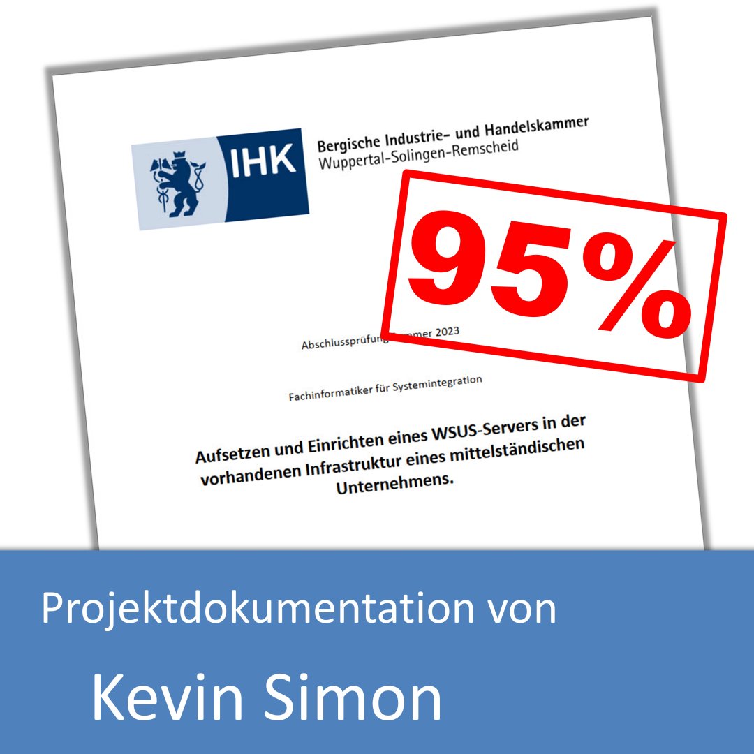 Projektdokumentation von Kevin Simon (mit 95% bewertet)