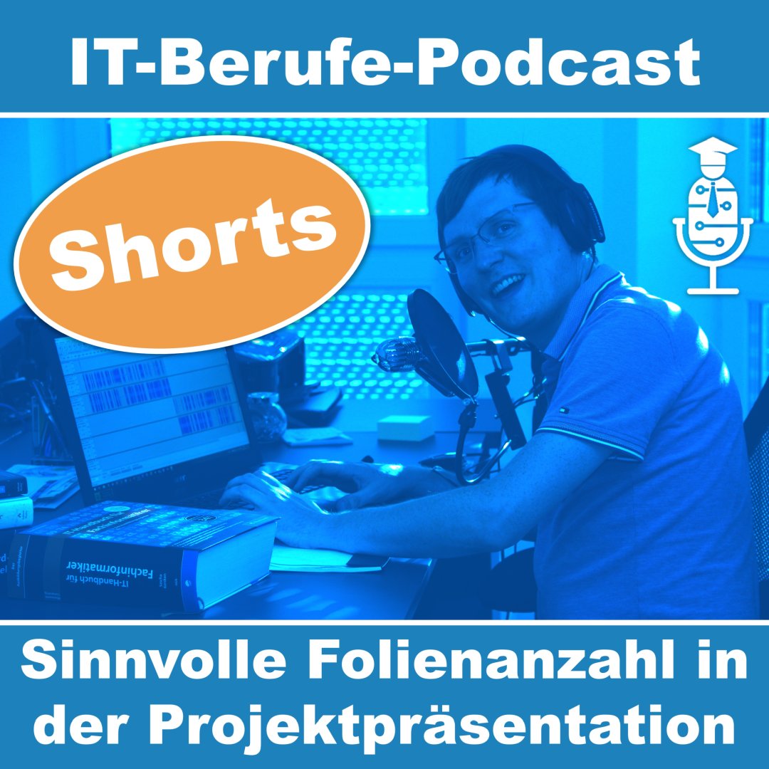 Sinnvolle Anzahl der Folien in der Projektpräsentation